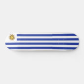Skateboard drapeau de l'Uruguay (Horz)