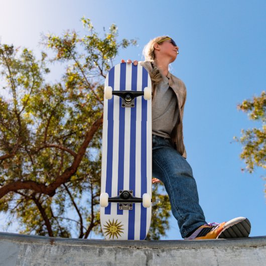 Skateboard drapeau de l'Uruguay (Extérieur 1)