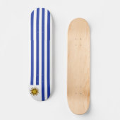 Skateboard drapeau de l'Uruguay (Recto)