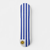 Skateboard drapeau de l'Uruguay (Devant)