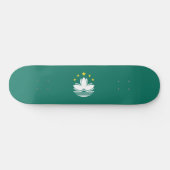 Skateboard Drapeau de Macao (Région chinoise) (Horz)