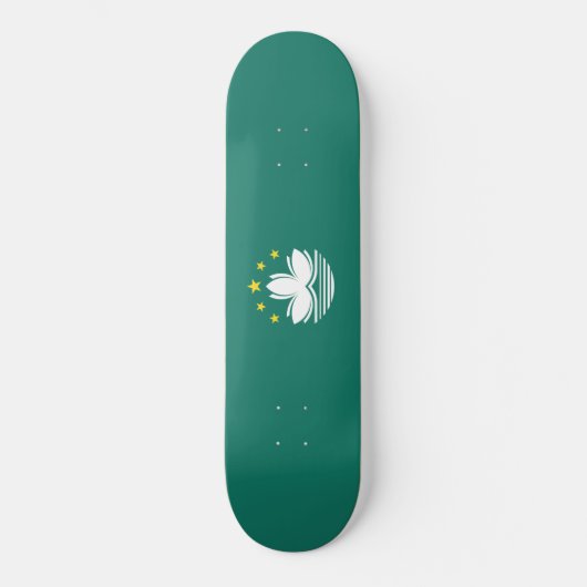 Skateboard Drapeau de Macao (Région chinoise) (Recto)