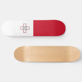 Skateboard Drapeau de Malte (Horz)