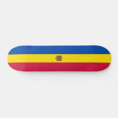 Skateboard Drapeau de Moldavie (Horz)