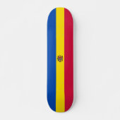 Skateboard Drapeau de Moldavie (Devant)
