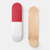 Skateboard Drapeau de Monaco (Recto)