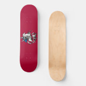 Skateboard Drapeau de Moscou (capitale russe) (Recto)