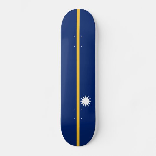 Skateboard Drapeau de Nauru (Recto)