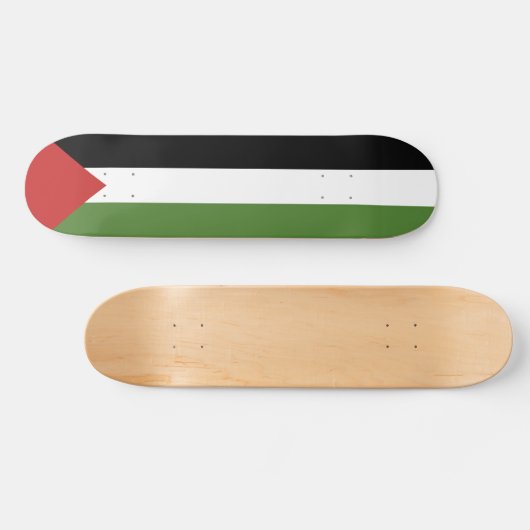 Skateboard Drapeau de Palestine (Horz)