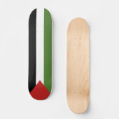 Skateboard Drapeau de Palestine (Recto)