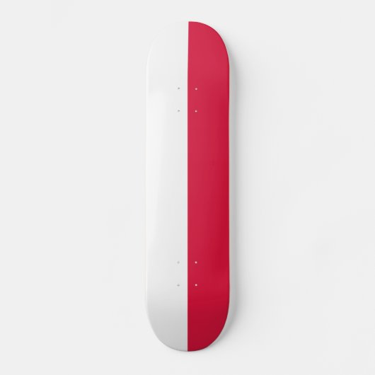 Skateboard Drapeau de Pologne (Recto)