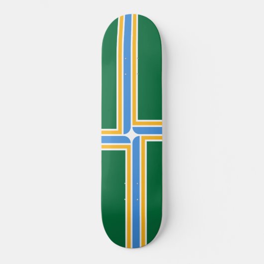 Skateboard Drapeau de Portland (Oregon) (Recto)