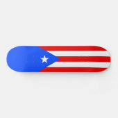 Skateboard Drapeau de Porto Rico (Horz)