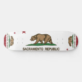 Skateboard Drapeau de République de Sacramento (Horz)