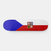 Skateboard Drapeau de République Tchèque (Horz)