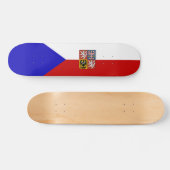 Skateboard Drapeau de République Tchèque (Horz)