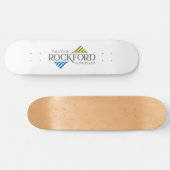 Skateboard Drapeau de Rockford (Illinois) (Horz)