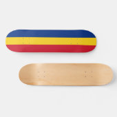 Skateboard Drapeau de Roumanie (Horz)