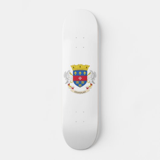 Skateboard Drapeau de Saint-Barthélemy (Recto)