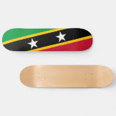 Skateboard Drapeau de Saint-Christophe-et-Niévès (Horz)