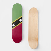 Skateboard Drapeau de Saint-Kitts-et-Nevis (Recto)