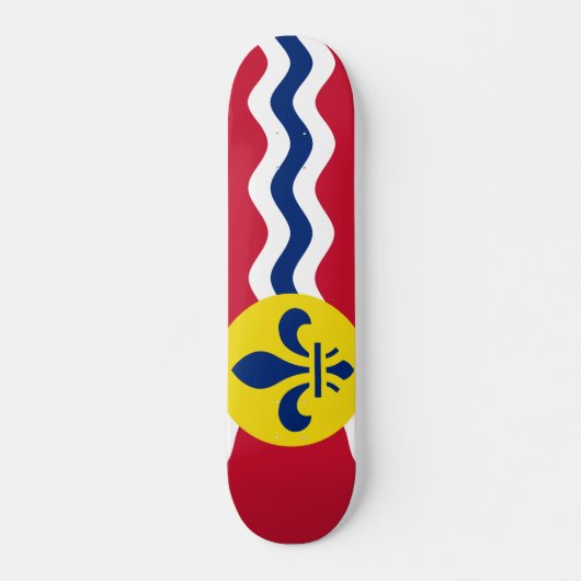 Skateboard Drapeau de Saint-Louis, Missouri (Devant)