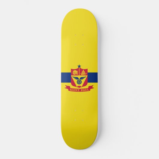 Skateboard Drapeau de Saint Paul (Minnesota) (Recto)