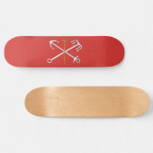 Skateboard Drapeau de Saint-Pétersbourg (Russie) (Horz)