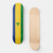 Skateboard Drapeau de Saint-Vincent (Recto)