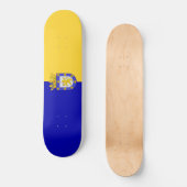 Skateboard Drapeau de Santiago (capitale chilienne) (Recto)