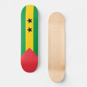 Skateboard Drapeau de Sao Tomé-et-Principe (Recto)