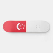 Skateboard Drapeau de Singapour (Horz)
