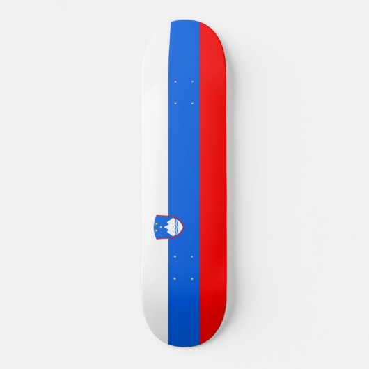 Skateboard Drapeau de Slovénie (Recto)