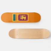 Skateboard Drapeau de Sri Lanka (Horz)
