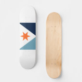 Skateboard Drapeau de Syracuse, New York (Recto)