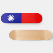 Skateboard Drapeau de Taïwan (Horz)