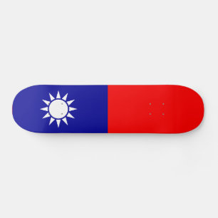 Skateboard Drapeau de Taïwan