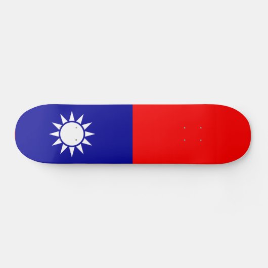 Skateboard Drapeau de Taïwan (Horz)