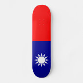 Skateboard Drapeau de Taïwan (Recto)