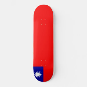 Skateboard Drapeau de Taïwan