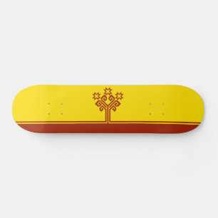 Skateboard Drapeau de Tchouvachie
