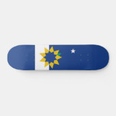 Skateboard Drapeau de Topeka, Kansas (Horz)