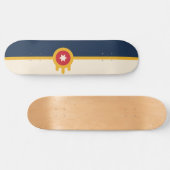 Skateboard Drapeau de Tulsa (Oklahoma) (Horz)