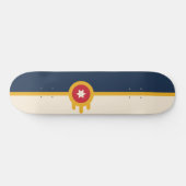 Skateboard Drapeau de Tulsa (Oklahoma) (Horz)