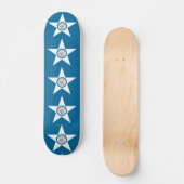Skateboard Drapeau de ville de Houston, le Texas (Recto)