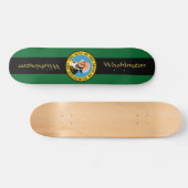 Skateboard Drapeau de Washington (Horz)