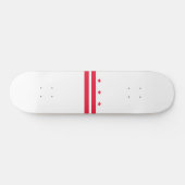 Skateboard Drapeau de Washington D.C. (District de Columbia) (Horz)