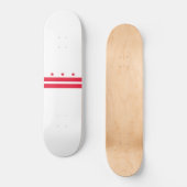 Skateboard Drapeau de Washington D.C. (District de Columbia) (Recto)