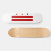 Skateboard Drapeau de Washington DC (Horz)