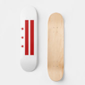 Skateboard Drapeau de Washington DC (Recto)